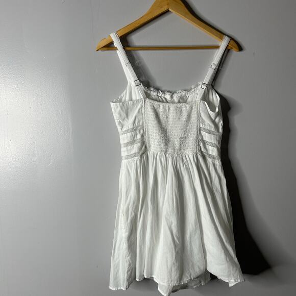 Abercrombie & Fitch Lace Corset Mini Skort Dress Women’s Medium White Milkmaid - Picture 6 of 10